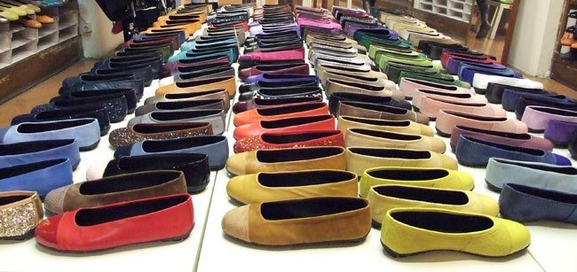 Coloratissime scarpe da donna modello ballerina